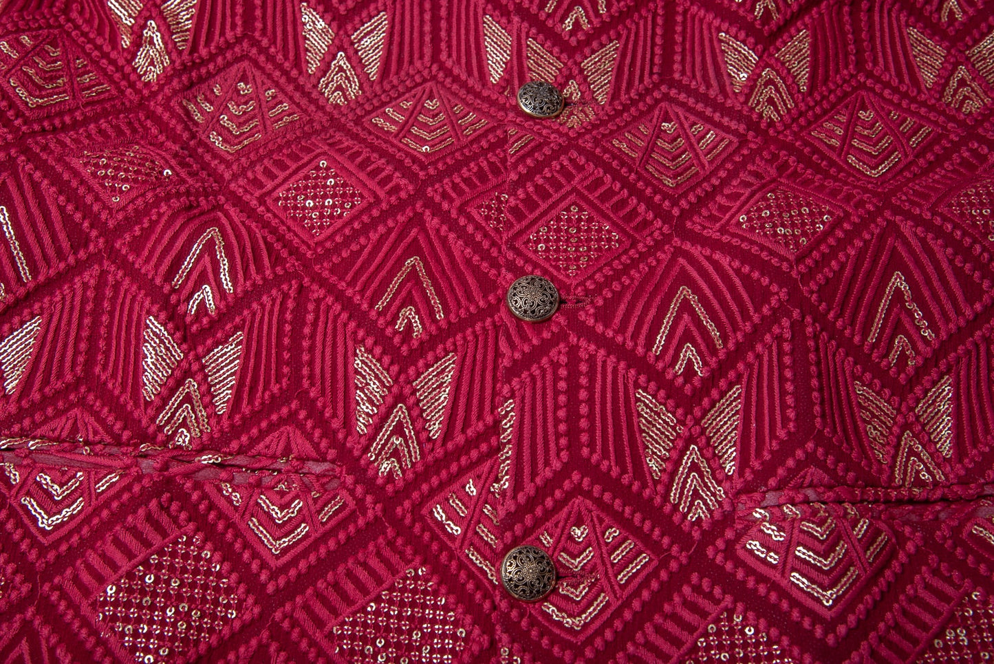 Red Aztec Design Jacket