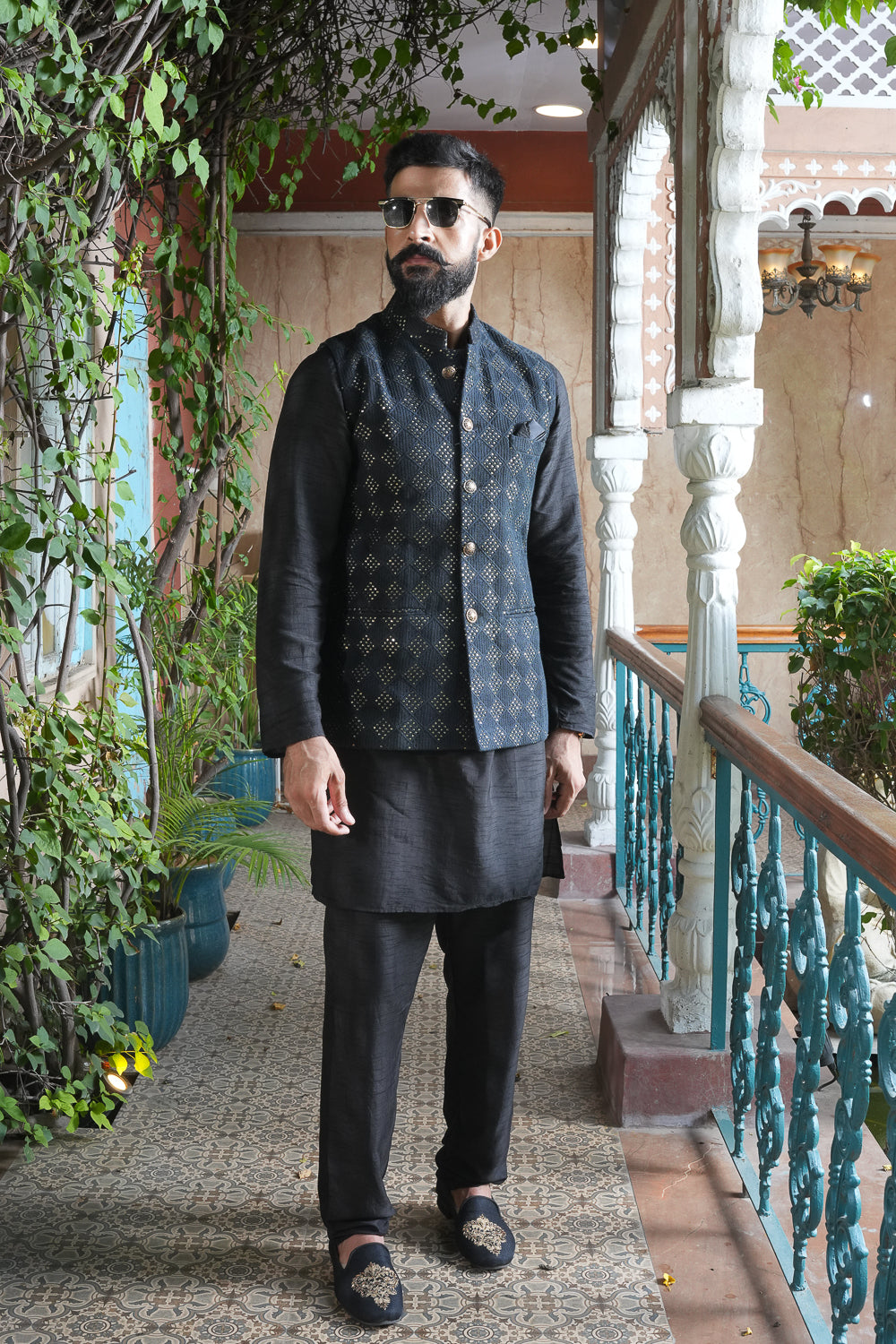 Black Diamond Design Jacket Set