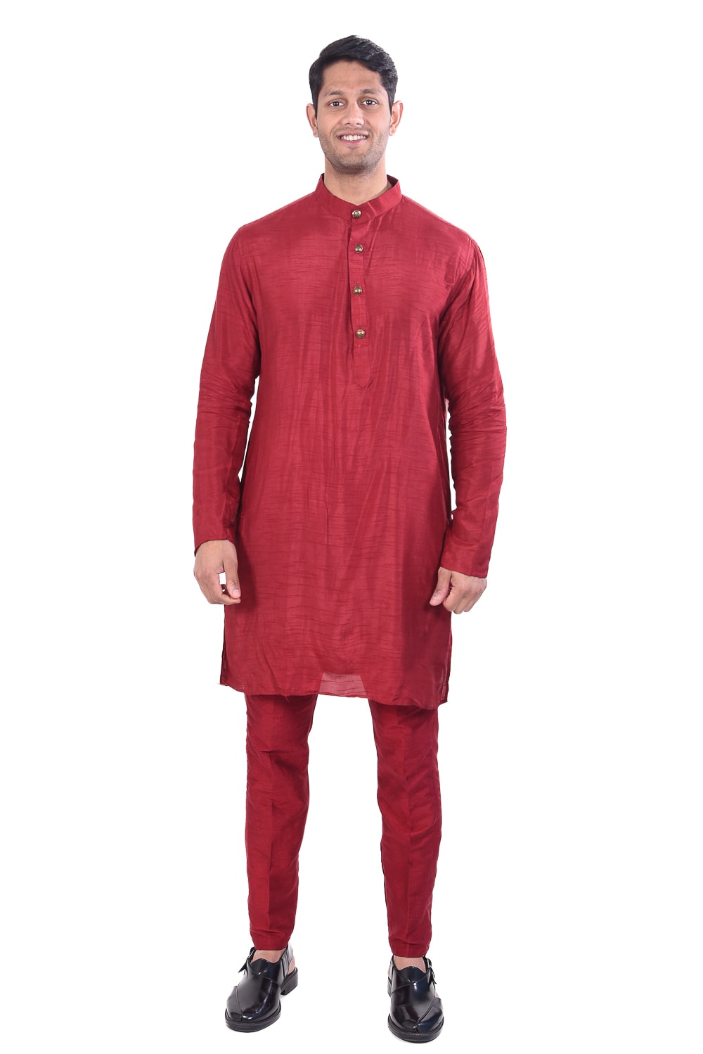 Red Kurta and Pant Set
