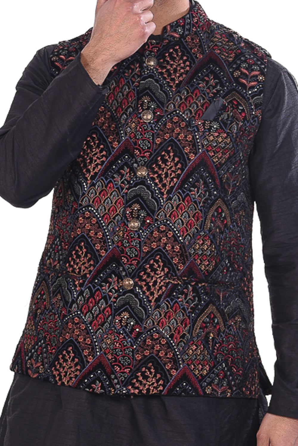 Black Velvet Designer Jacket