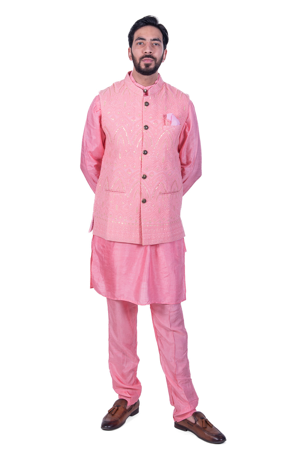 Peach Designer Jacket