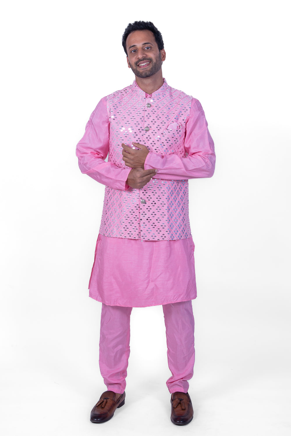 Pink Mirrored Jacket