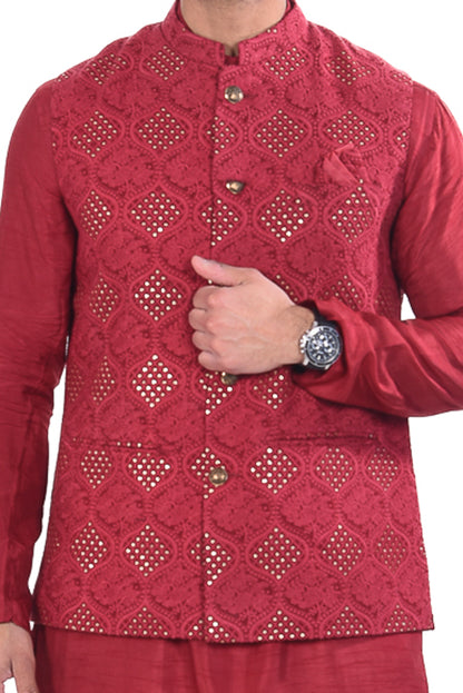 Red Designer Jacket