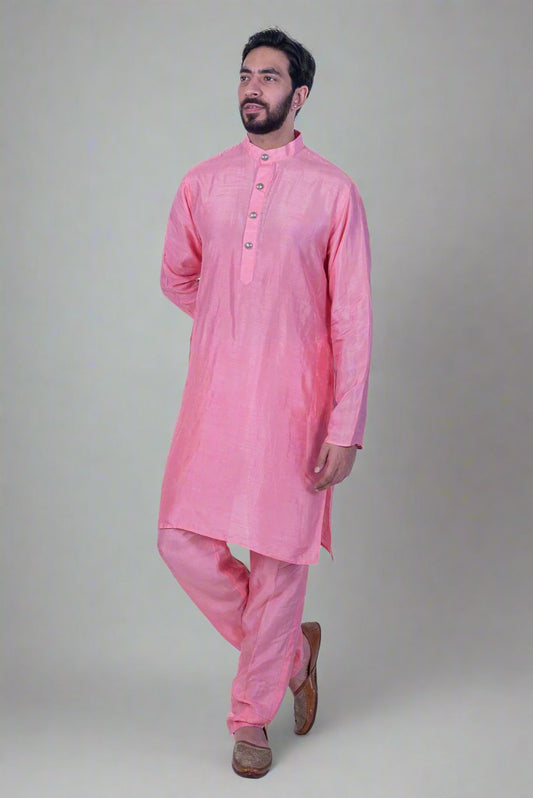 Peach Kurta & Pant Set